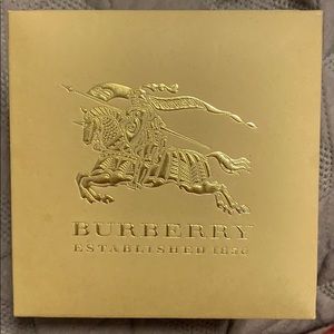 Rose gold Burberry watch